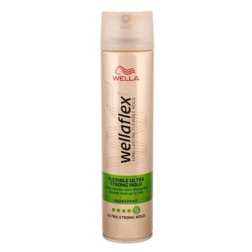 Fixativ cu fixare ultra puternica - wella wellaflex hairspray flexible ultra strong hold, 75 ml