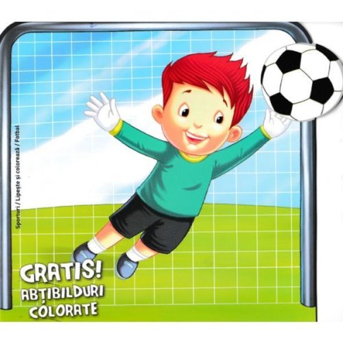 Fotbal. abtibilduri colorate, editura alias