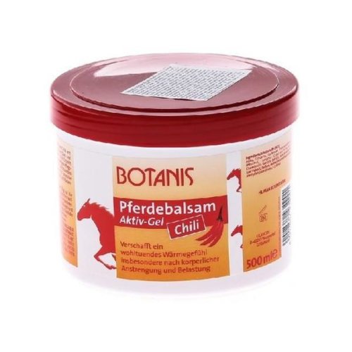 Gel balsam cu ardei iute chili - botanis pferdebalsam aktiv-gel, 500 ml