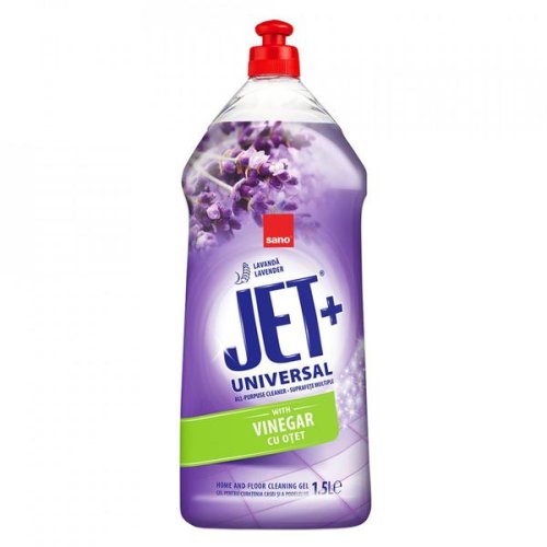 Gel de curatare universal cu otet – sano jet+ universal all-purpose cleaner with vinegar, 1500 ml