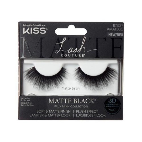 Kiss Usa Gene false kissusa lash couture matte black matte satin