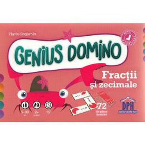 Genius domino. fractii si zecimale - flavio fogarolo, editura didactica publishing house