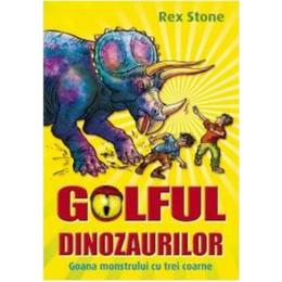 Golful dinozaurilor. goana monstrului cu trei coarne - rex stone, editura all