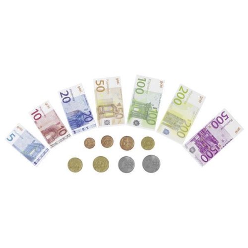 Goki Joc de rol - bani de jucarie - bancnote si monede euro