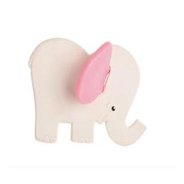 Natura Toys Jucarie dentitie elefant cu urechi roz - nautra toys