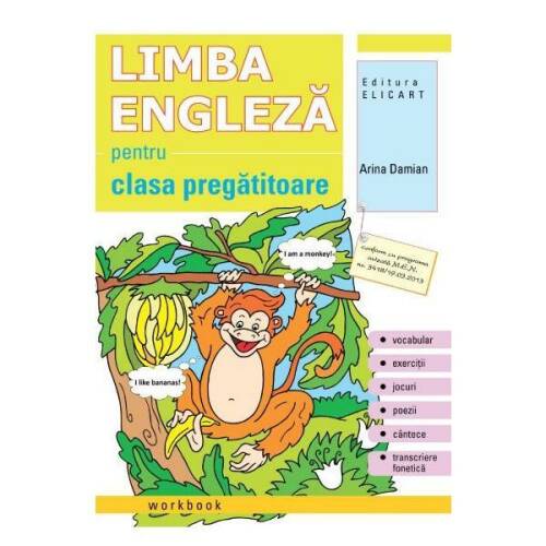 Limba engleza - clasa pregatitoare - arina damian, editura elicart