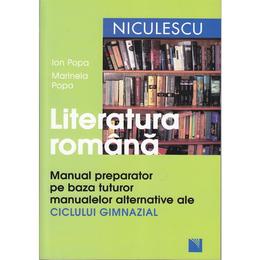 Limba romana manual preparator gimnaziu ed.2012 - ion popa, marinela popa, editura niculescu