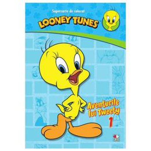 Looney tunes - aventurile lui tweety 1 - supercarte de colorat, editura litera