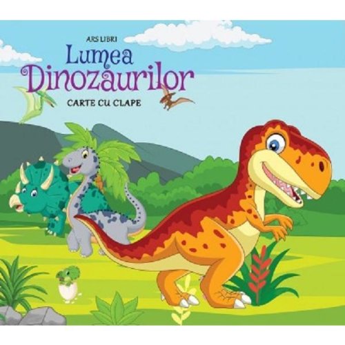 Lumea dinozaurilor - carte cu clape, editura ars libri