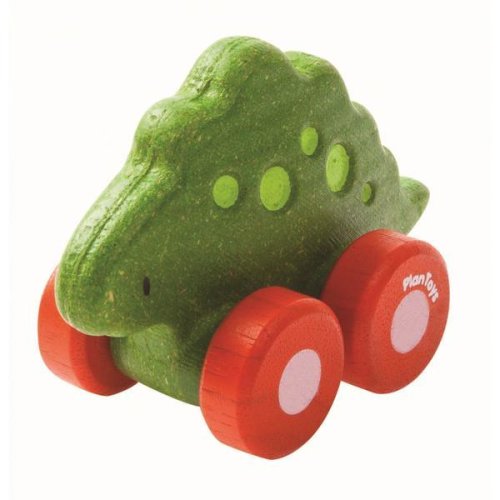 Masinuta dinozaur, culoare verde - plan toys