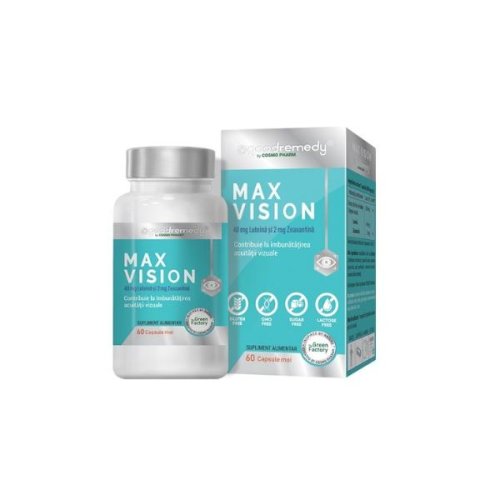 Max vision 40 mg luteina si 2 mg zeaxantina, 60 capsule