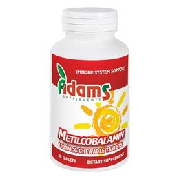 Metilcobalamina 1000mcg adams supplements, 90 tablete