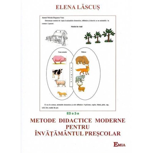 Metode didactice moderne pentru invatamantul prescolar ed.2 - elena lascus, editura emia
