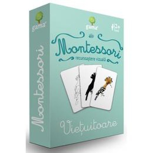 Montessori. recunoastere vizuala - vietuitoare, editura gama