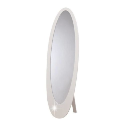Oglinda de podea rama mdf alb lucios saskia 48x154 cm