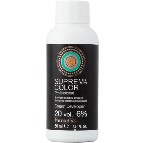 Oxidant permanent 20 vol. 6% - farmavita suprema color professional cream developer 20 vol. 6%, 60 ml