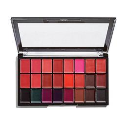 Paleta 24 rujuri makeup revolution pro lipstick kit, reds/vamps