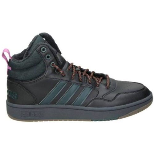 Pantofi sport barbati adidas hoops 3.0 mid gz6681, 42, negru