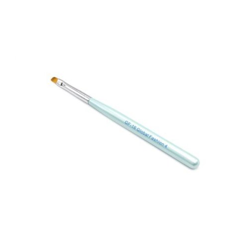 Pensula gel #4 gf-16-4 cu varf diagonal - mint