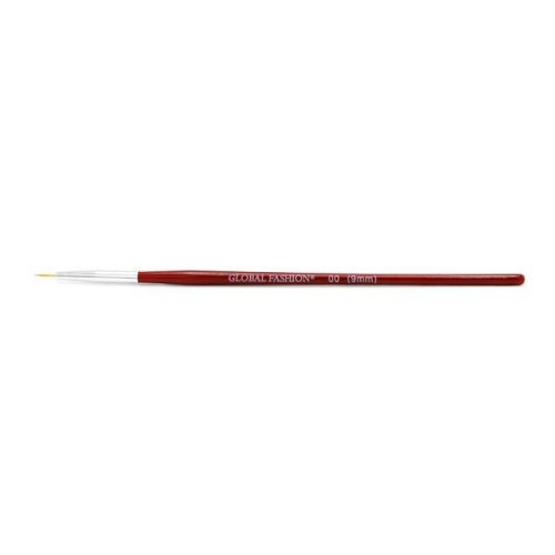 Pensula pentru pictura unghii, global fashion, 00, 9 mm