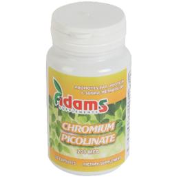 Picolinat de crom 200mcg adams supplements, 30 capsule