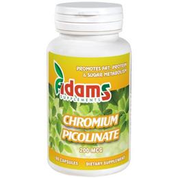 Picolinat de crom 200mcg adams supplements, 90 capsule