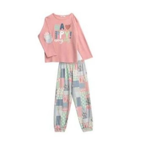Pijama de copii vamp 17525, s, bumbac, roz