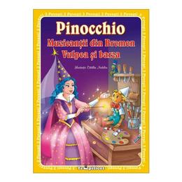 Pinocchio. muzicantii din bremen. vulpea si barza, editura teopiticot