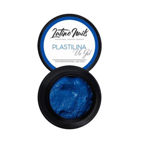 Plastilina 4d blue, modelat direct cu mana, latino nails, albastru, 5 ml