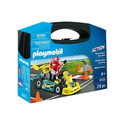 Playmobil action set portabil masinuta de curse 