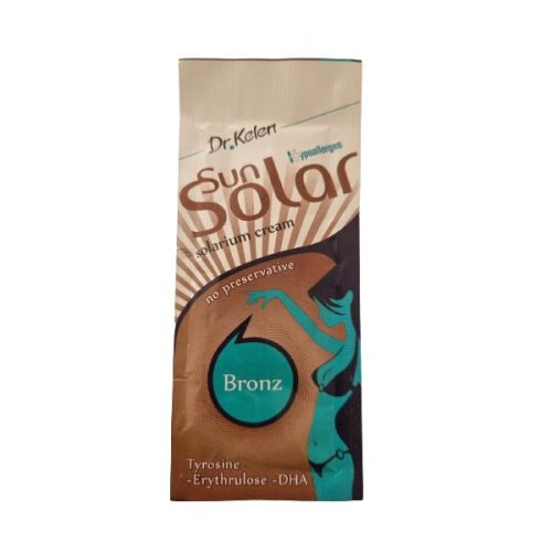 Plic crema pentru solar - dr. kelen sunsolar bronz, 12 ml