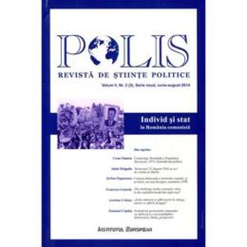 Polis vol.2 nr.3 iunie-august 2014 revista de stiinte politice, editura institutul european