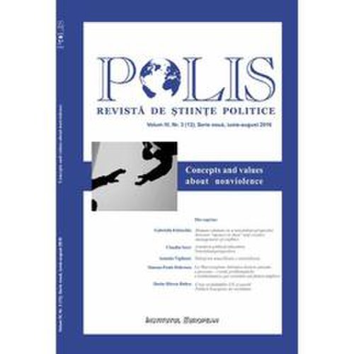 Polis vol.4 nr.3 (13) serie noua iunie-august 2016 revista de stiinte politice, editura institutul european
