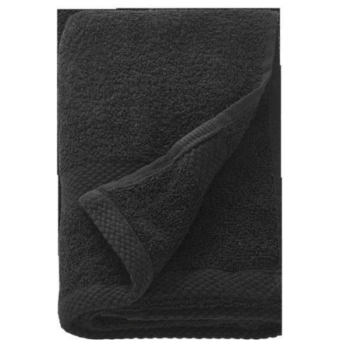 Prosop din bumbac negru - beautyfor cotton towel black, 30 x 50cm, 1 buc