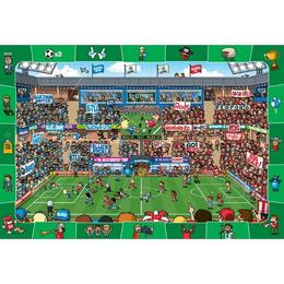 Eurographics Puzzle 100 piese spot and find soccer