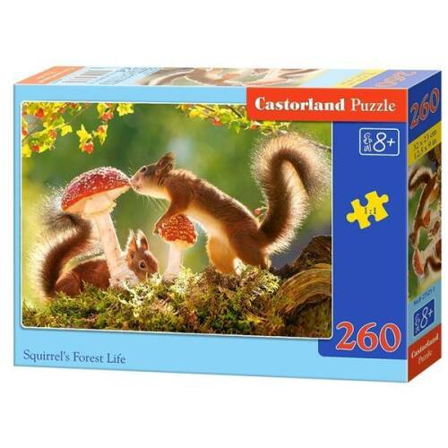 Puzzle 260. squirrel's forest life