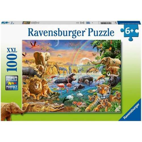 Puzzle izvor in jungla 100 piese ravensburger 