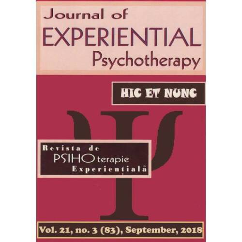 Revista de psihoterapie experientiala vol.21 nr.3 (83) septembrie 2018, editura sper