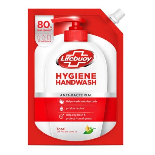 Rezerva sapun lichid antibacterian - lifebuoy hygiene handwash anti-bacterial total, 500 ml