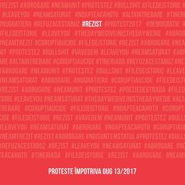 #rezist. proteste impotriva oug 13 din 2017, editura curtea veche