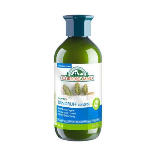 Sampon anti-matreata pentru scalp sensibil cu extracte din plante bio,corpore sano dandruff control shampoo, 300 ml