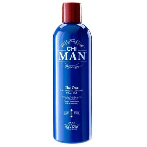 Sampon, balsam si gel de dus pentru barbati - chi man the one 3-in-1 shampoo, conditioner   body wash, 355 ml