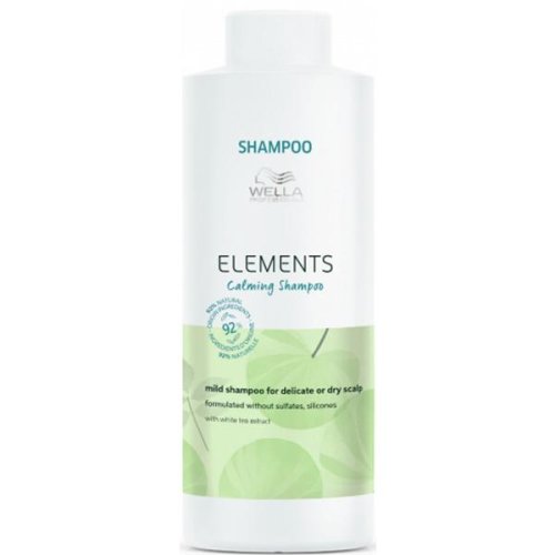 Sampon calmant pentru scalp sensibil - wella professionals elements calming shampoo, 1000 ml