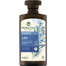 Sampon cu extract de in pentru par uscat si fragil - farmona herbal care flax shampoo for dry and brittle hair, 330ml