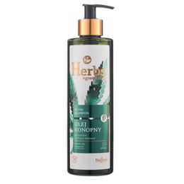 Sampon cu ulei de canepa pentru par uscat - farmona herbs hemp oil shampoo for dry hair, 400ml