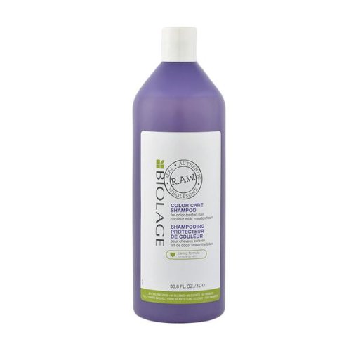 Sampon natural pentru parul vopsit cu lapte de cocos si limnanthes alba - matrix biolage raw color care shampoo, 1000ml