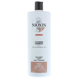 Sampon par fin cu aspect subtiat - nioxin system 3 cleanser shampoo 1000 ml
