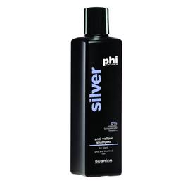 Sampon pentru par blond si grizonat - subrina phi silver anti-yellow shampoo, 250ml