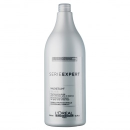 Sampon pentru par gri, alb, grizonat - l'oreal professionnel magnesium silver shampoo 1500ml
