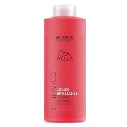 Sampon pentru par vopsit, fin sau normal - wella professionals invigo color brilliance color protection shampoo fine/normal hair, 1000ml